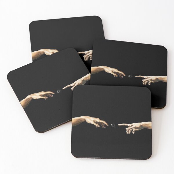 Item preview, Michelangelo: Hands of God and Adam designed and sold by beeinbubble.