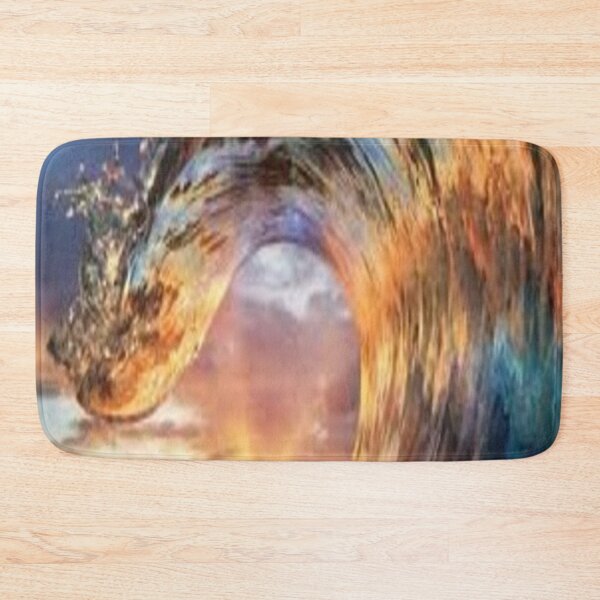 Item preview, giant wave at sunset designed and sold by nigejohn.