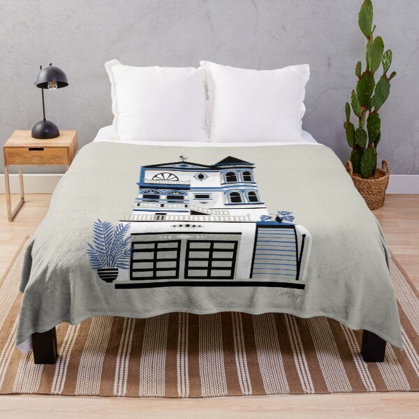 Item preview, Victorian Home – Blue designed and sold by Cat Coquillette.