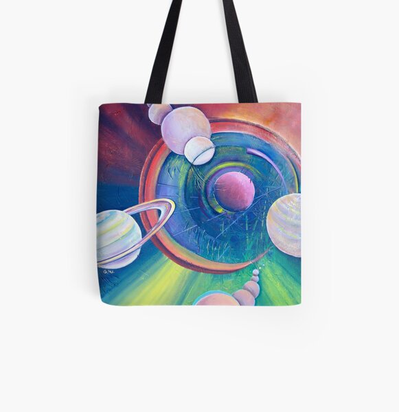 Planetary Alignment All Over Print Tote Bag