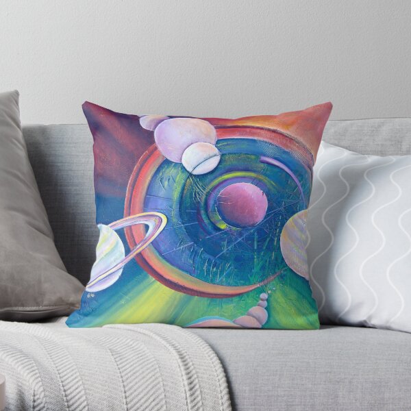 Planetary Alignment Throw Pillow
