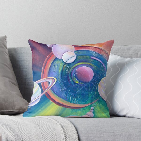 Planetary Alignment Throw Pillow