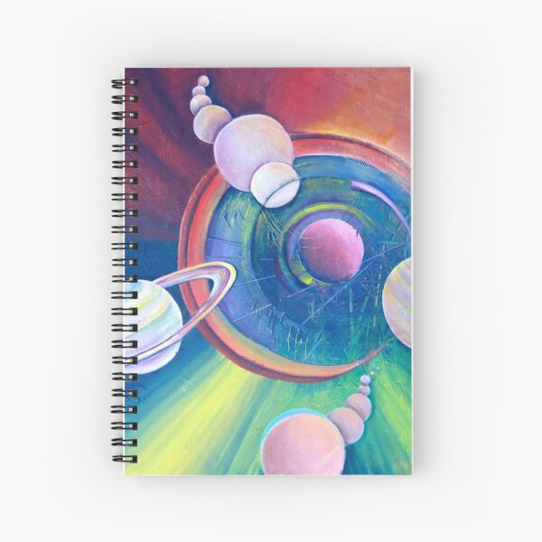 Planetary Alignment Spiral Notebook