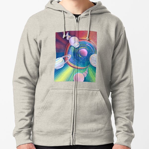 Planetary Alignment Zipped Hoodie