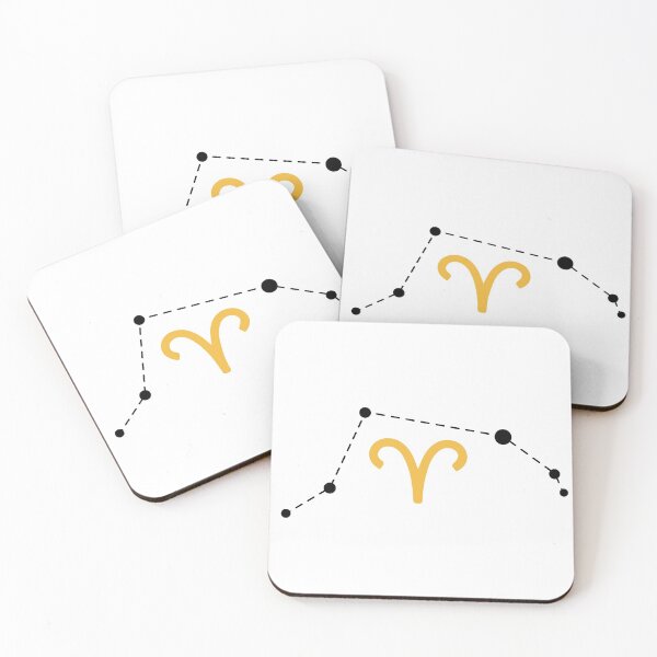 Item preview, Aries Zodiac Sign with Constellation (Black) designed and sold by Arianna Khalil.