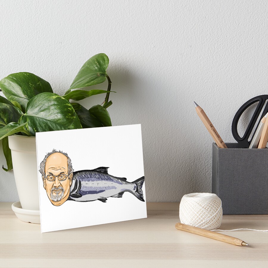 Salmon Rushdie Art Board Print