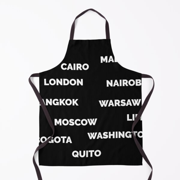 Item preview, City NAMES - WHITE typography  designed and sold by mikeldabbah.