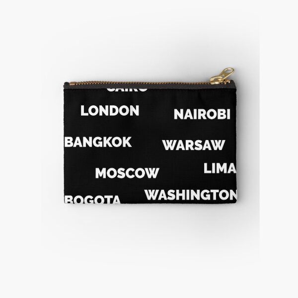 Item preview, City NAMES - WHITE typography  designed and sold by mikeldabbah.