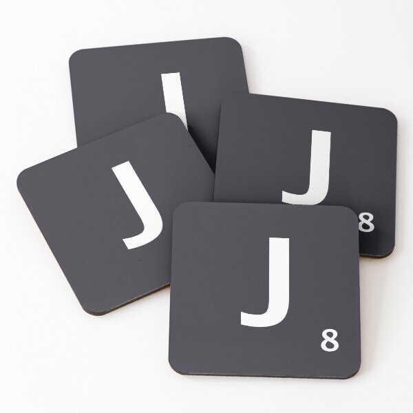 Item preview, Azulejo Scrabble J designed and sold by CyberCult Store.