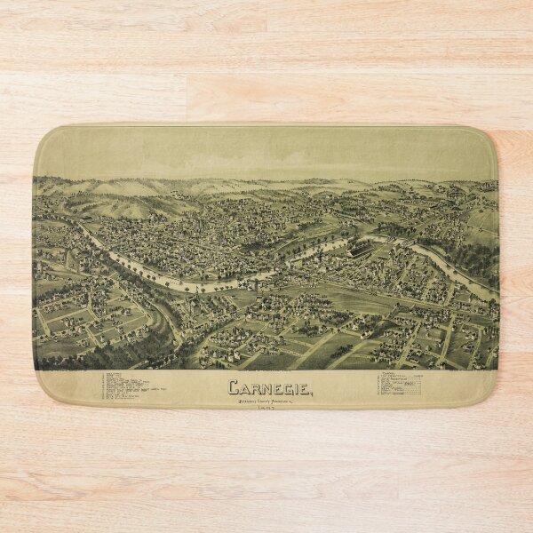 Item preview, Carnegie, Pennsylvania (1897) designed and sold by allhistory.