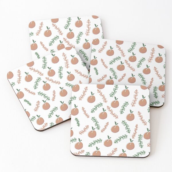 Item preview, Peach Pattern Floral Print designed and sold by designedbylilli.