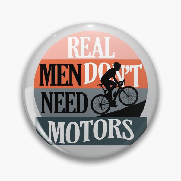 Item preview, Cyclist Retro - Real Men Bicycle  designed and sold by cannevas.