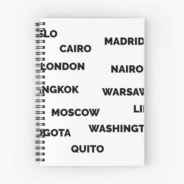 Item preview, City NAMES - BLACK typography  designed and sold by mikeldabbah.