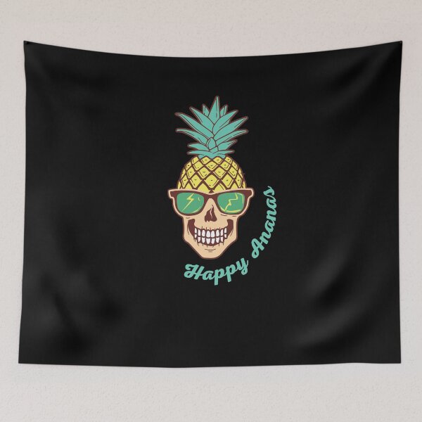 Item preview, Funny Happy Skeleton Ananas || Sunglasses Rock Pineapple || Summer is here designed and sold by RominaMD.