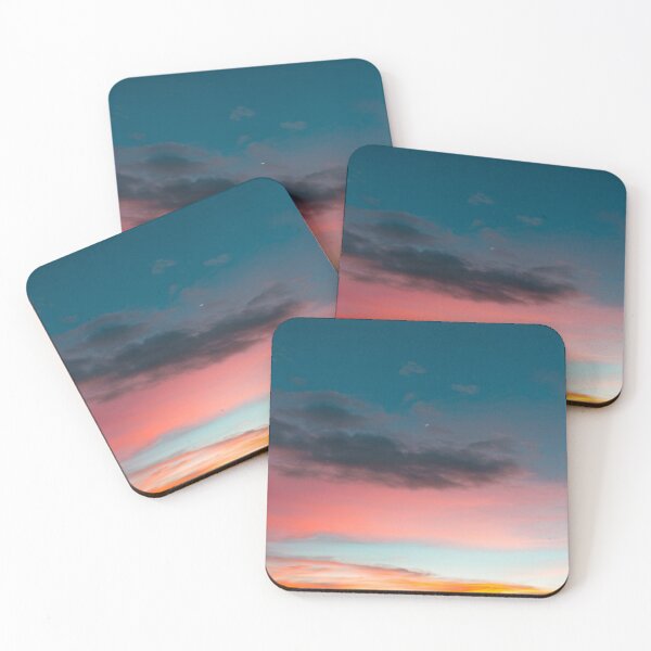 Item preview, Pink and Blue sky with clouds designed and sold by BEyourself be.