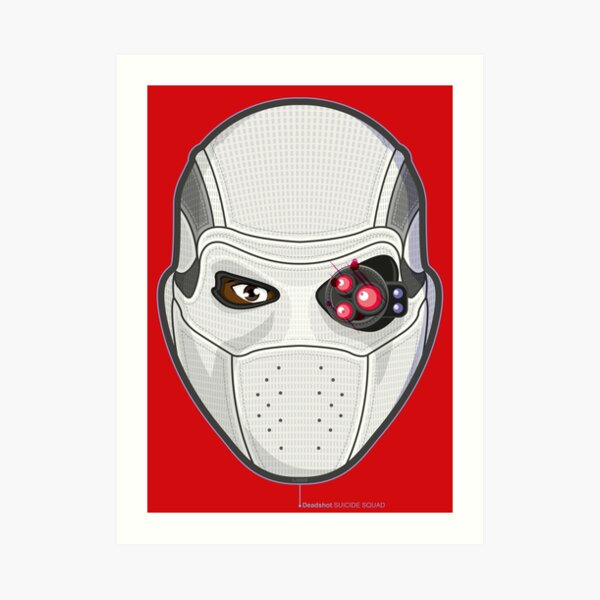 Suicide Squad Art Prints Redbubble - deadshot mask roblox