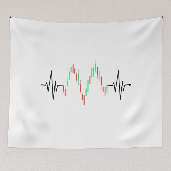 Item preview, Trader Heartbeat Heart Stock Market EKG Forex I Love Trading Quote & Gift For Investor & Forex Trader designed and sold by EDcreations.
