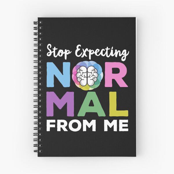Item preview, Stop Expecting Normal From Me Colourful designed and sold by curledup-cat.