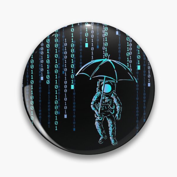 Item preview, Digital Rain Astronaut designed and sold by MisterMacadamia.