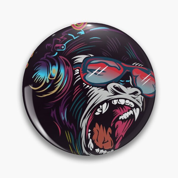 Item preview, Deadfamous - Funky Monkey Illustration designed and sold by Dead-Famous.
