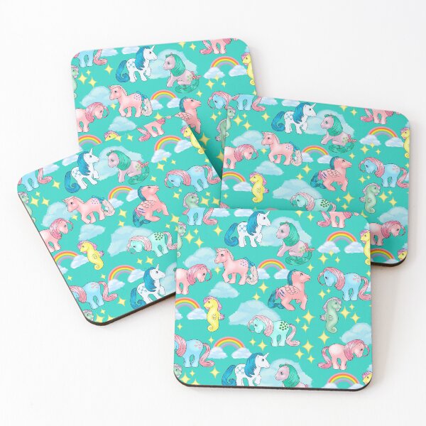 Item preview, Magical 80s ponies and rainbows - sea foam designed and sold by RobskiArt.