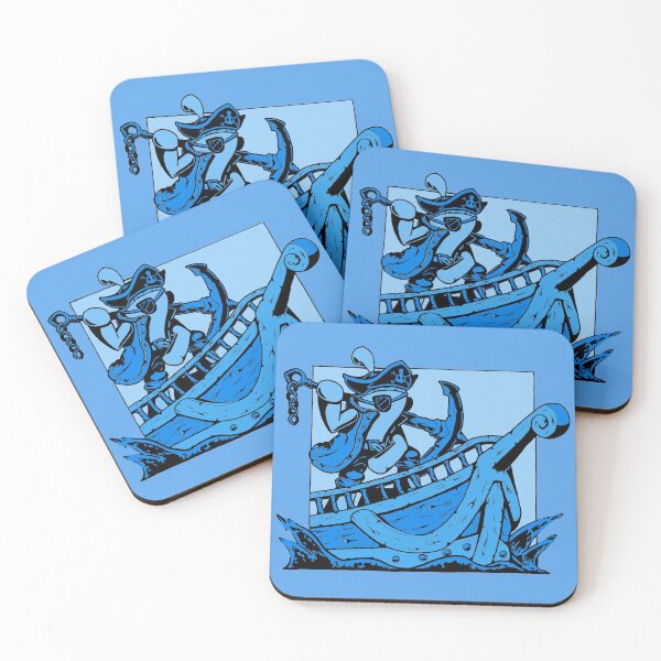 Item preview, Pirate Dood - Blue designed and sold by DoodandFriends.