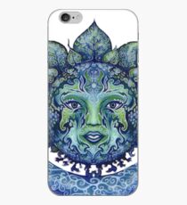 Blue Spiritual Sun and Moon iPhone Case