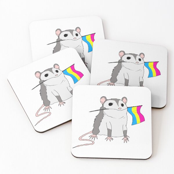 Item preview, Pan Pride Possum designed and sold by ClassyEyeballs.