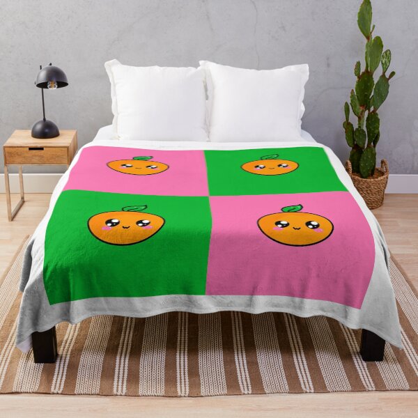 Item preview, Kawaii Orange Design - 4 Symmetrical Oranges designed and sold by Nillych.
