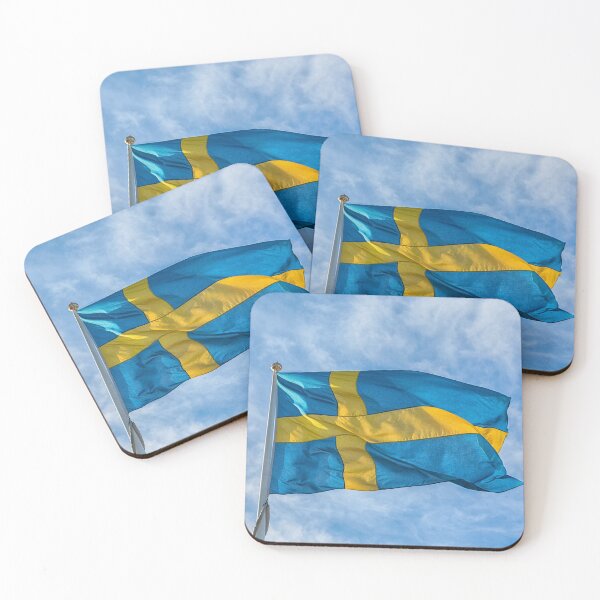 Item preview, Swedish flag. designed and sold by cloud7.
