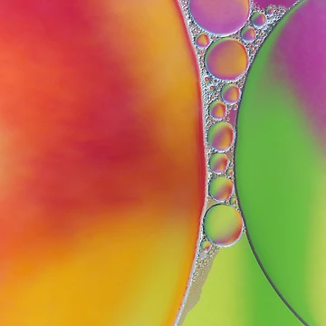 Artwork thumbnail, Abstract bubble background. by cloud7