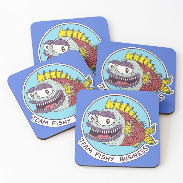 Item preview, Team Fishy Business Official Club Badge - Blue Collection designed and sold by smells-fishy.