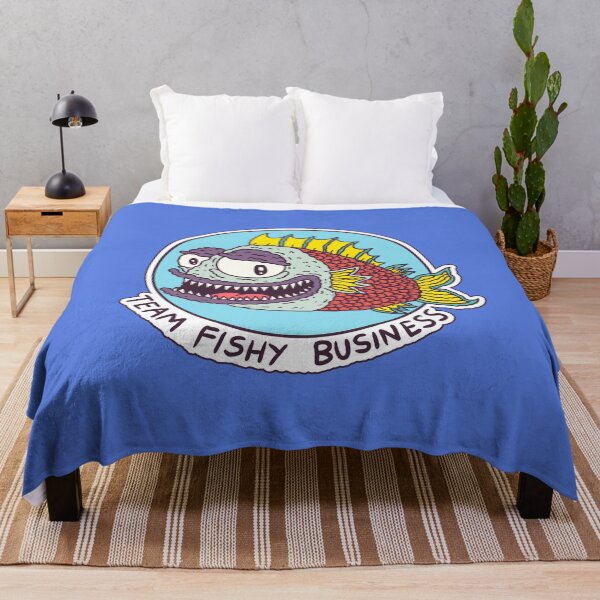 Item preview, Team Fishy Business Official Club Badge - Blue Collection designed and sold by smells-fishy.