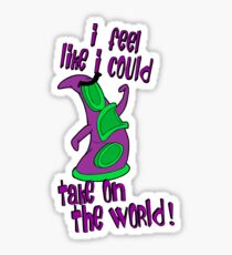 Day of The Tentacle - I Feel Like I Could Take on The World Sticker