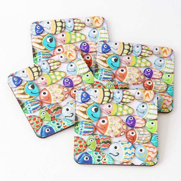Item preview, Beautiful Colorful Fish Stone Artwork Jigsaw Puzzle - Stone Artwork designed and sold by lodarohit.