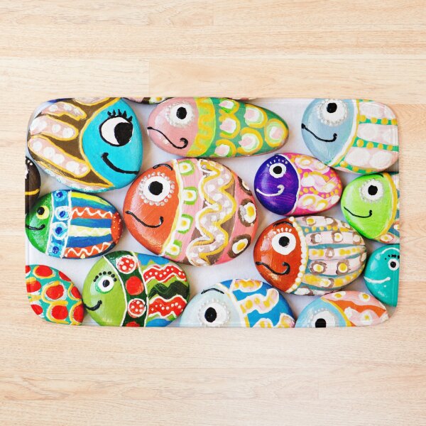 Item preview, Beautiful Colorful Fish Stone Artwork Jigsaw Puzzle - Stone Artwork designed and sold by lodarohit.