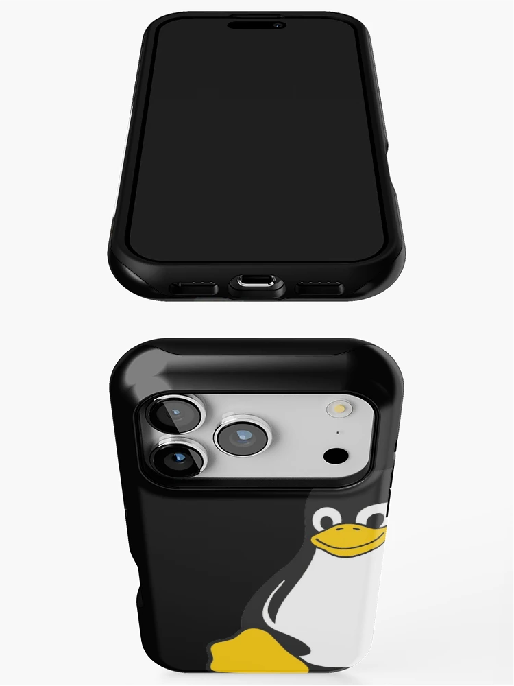 Thumbnail 3 of 4, iPhone Case, Linux designed and sold by devchild.