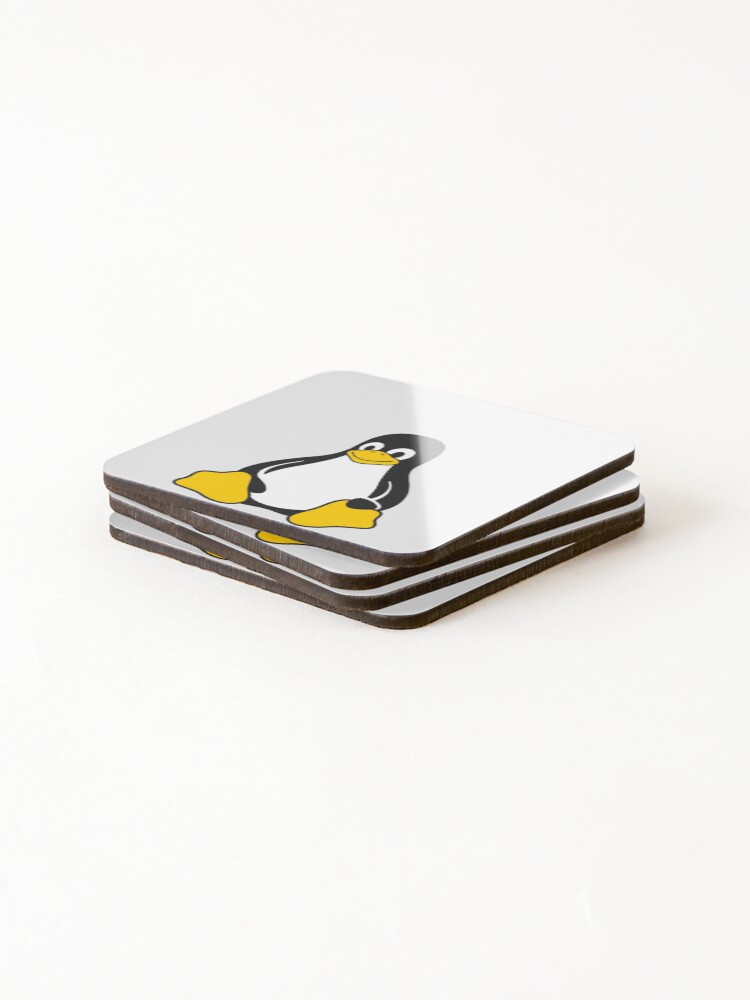Thumbnail 4 of 5, Coasters (Set of 4), Linux designed and sold by devchild.