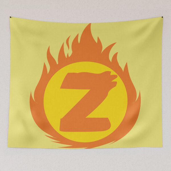 Item preview, Superhero Letter Z. Fire Insignia designed and sold by mgulin.