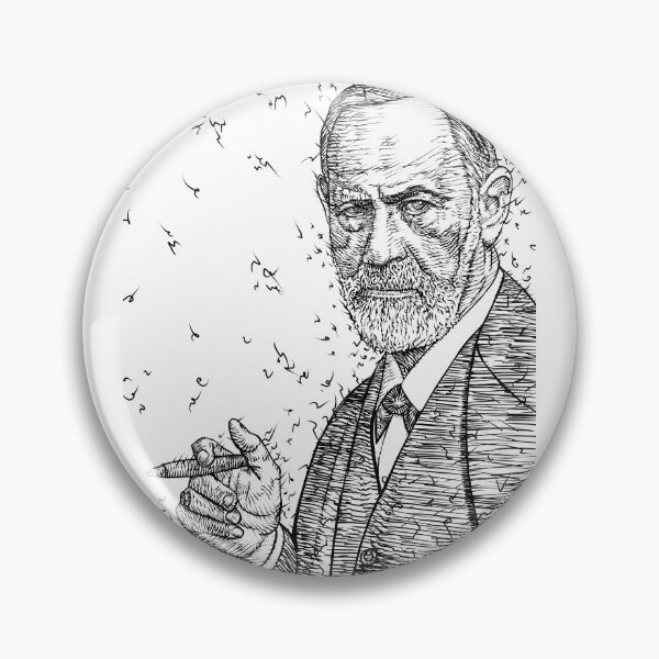Item preview, SIGMUND FREUD ink portrait .1 designed and sold by lautir.