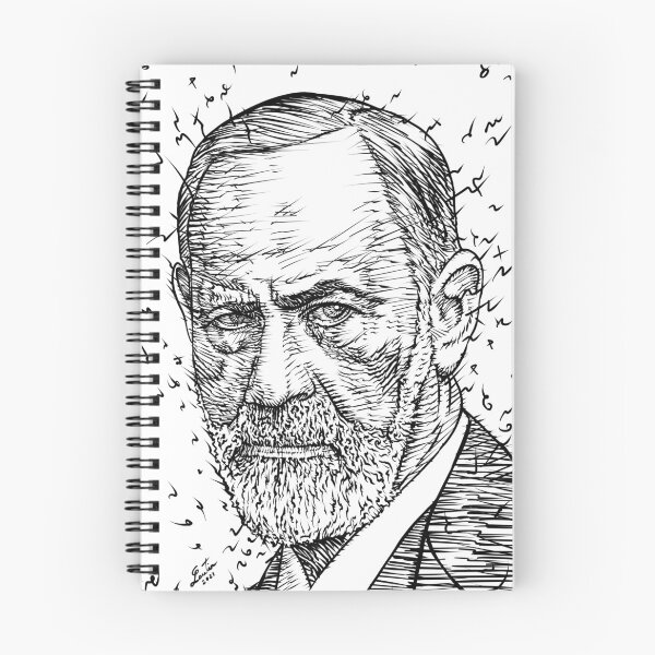 Item preview, SIGMUND FREUD ink portrait .2 designed and sold by lautir.