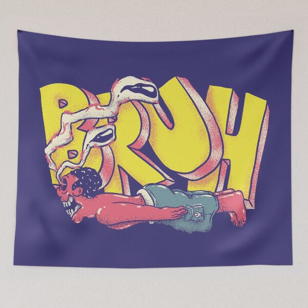 Item preview, Bruh Dude Flying 2 - Bruh meme moment | Bruh Momentum | Society of Bruh | SOB | Ironic Dank MEMES | Mom to Bruh designed and sold by Any Color Designs.