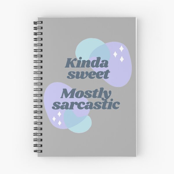 Item preview, Kinda Sweet, Mostly Sarcastic Text and Colour Blocking designed and sold by 10pmCreations.
