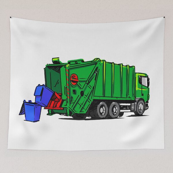Item preview, Recycling Garbage Truck designed and sold by trucksamuck.