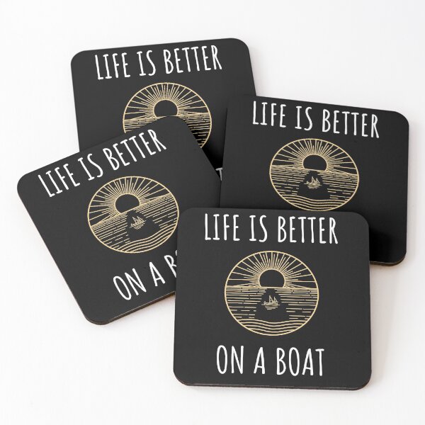 Item preview, Life Is Better On a Boat - For True Sailors designed and sold by Passion-For-Sea.