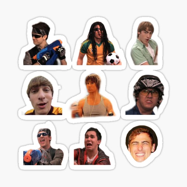 "big time rush meme Sticker pack" Sticker by Patmackriel70 Redbubble