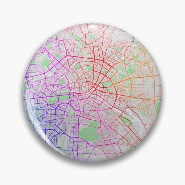 Item preview, Berlin City Map of Germany - Colorful designed and sold by deMAP.