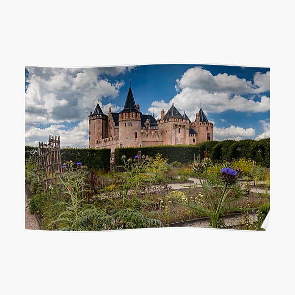 Muiderslot Castle and gardens Poster