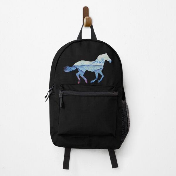 Item preview, Wild Horse in Rainy Blue Mountains designed and sold by Snilfen.