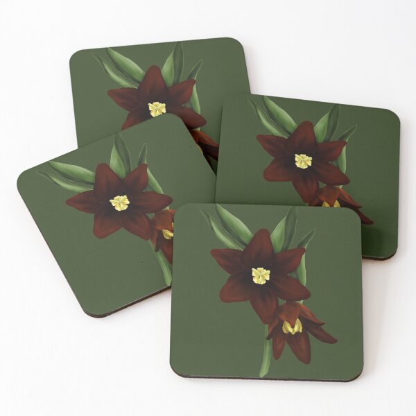 Item preview, Chocolate Lily Flowers Digital Art designed and sold by HRSCreates.